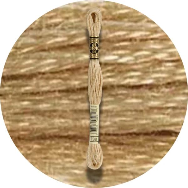 DMC Mouliné Spécial 25 Broderigarn, Ensfarvet, Neutrale nuancer